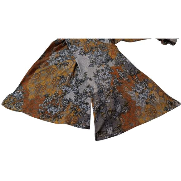 FIG & FLOWER Artsy Cowl Neck Top Blouse Plus 2X SOFT Flare Sleeves Comfort Fall - Picture 5 of 11